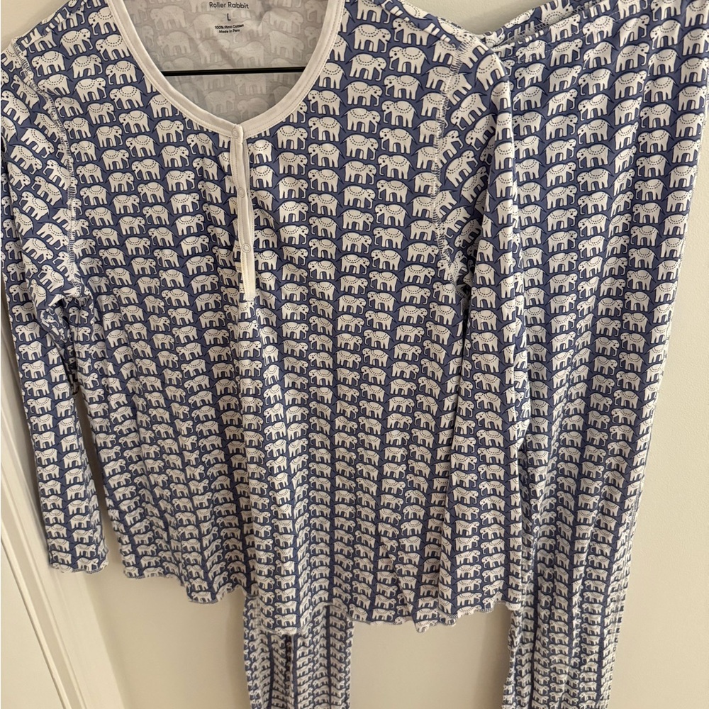 Blue Elephant RR Pajama Set